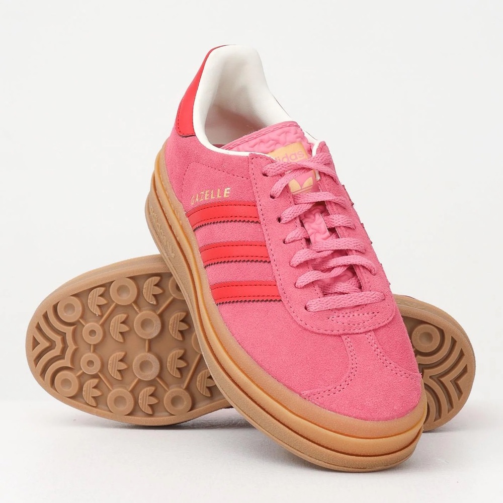 adidas Gazelle Bold J Rose Tone / Scarlet / Gum